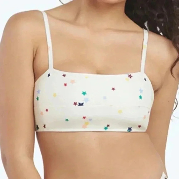 Summersalt The Oasis Bikini Top Stars Size 4 - Picture 1 of 9